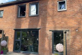 kunststof kozijnen VEKA HR-glas antraciet grijs DOKZ Nunspeet